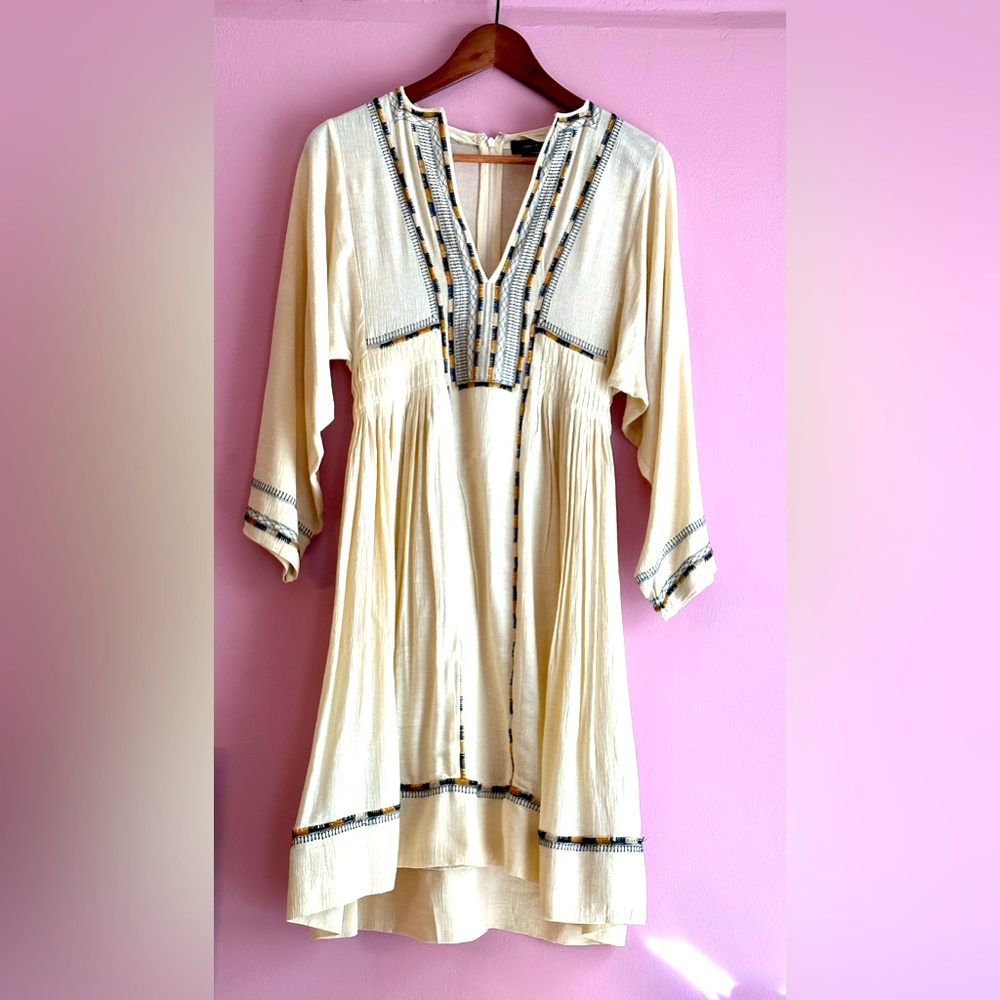 Isabel Marant Embroidered Tunic Dress Size 0-2 US / 34 FR